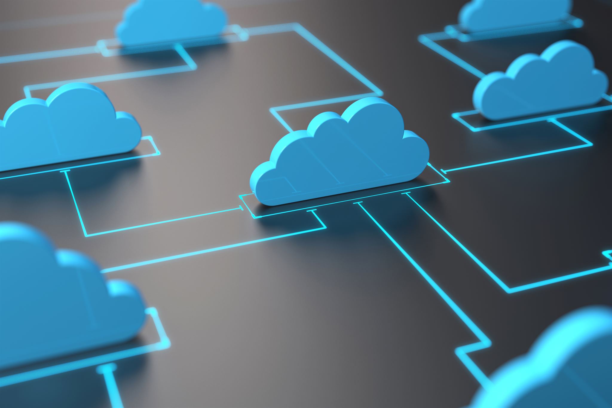 Cloud storage graphic